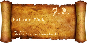 Fellner Márk névjegykártya